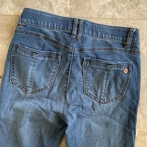 Democracy Jeans Womens 2 Blue Bootcut Leg Mid Rise Absolution Y2K Denim Stretch